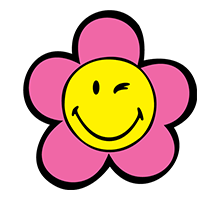 Happy face flower.