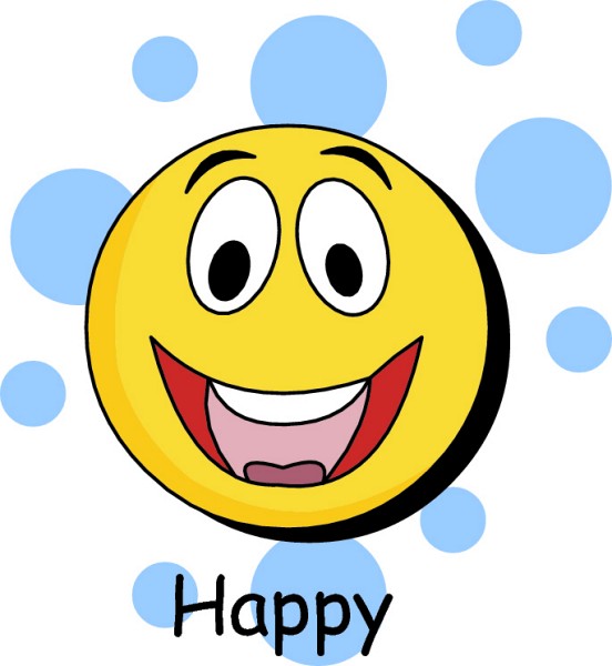 happy face clipart student