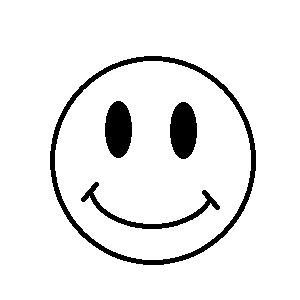 Best Black And White Smiley Face