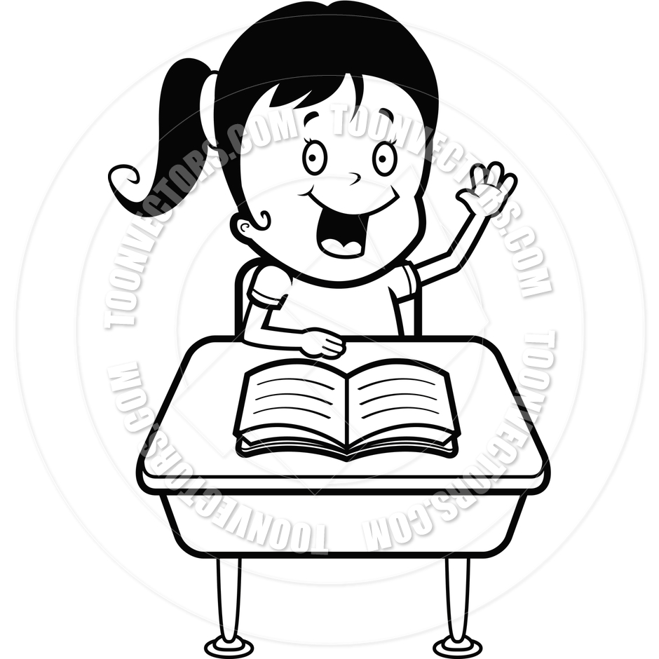 Students Clipart Black And White