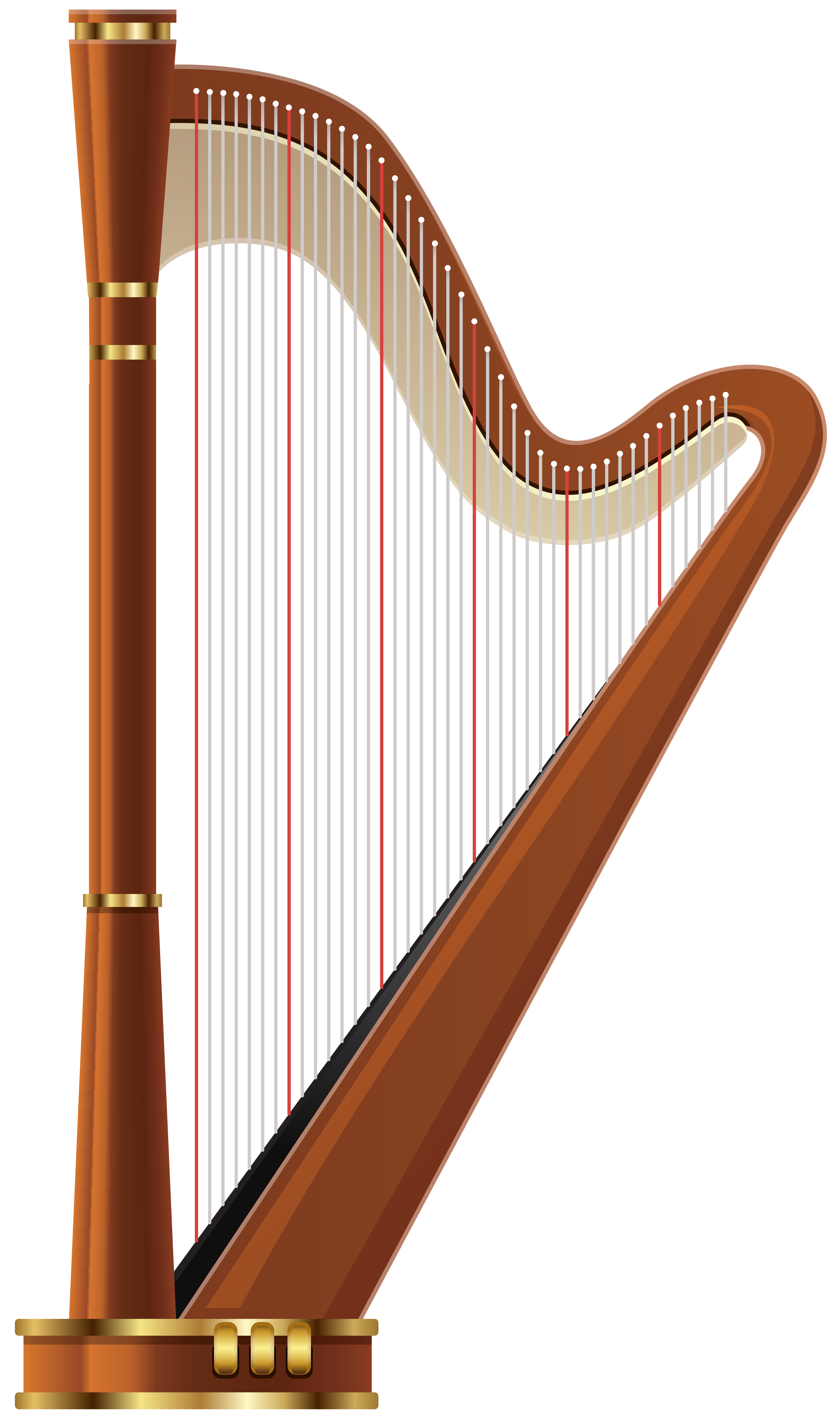 Harp transparent png.