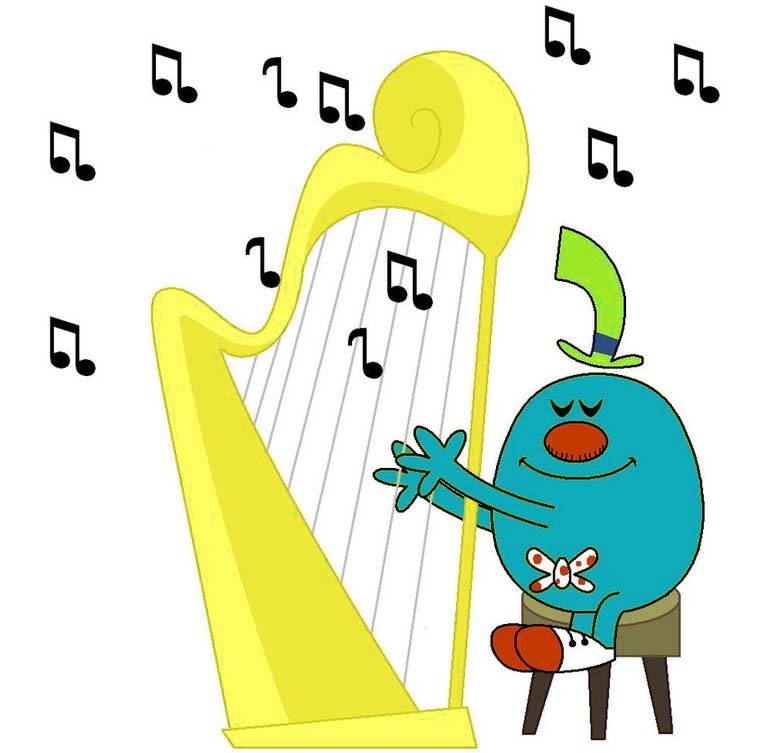 Harp Clipart Cartoon Images