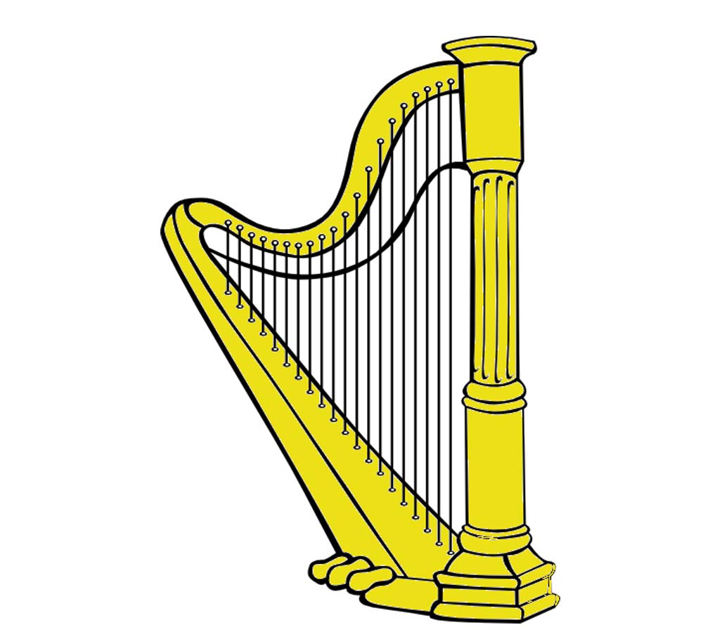Harp clip art.