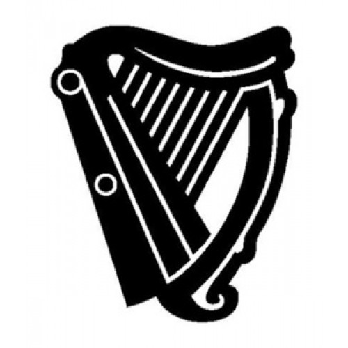 GUINNESS HARP SIGN vinyl graphic decal