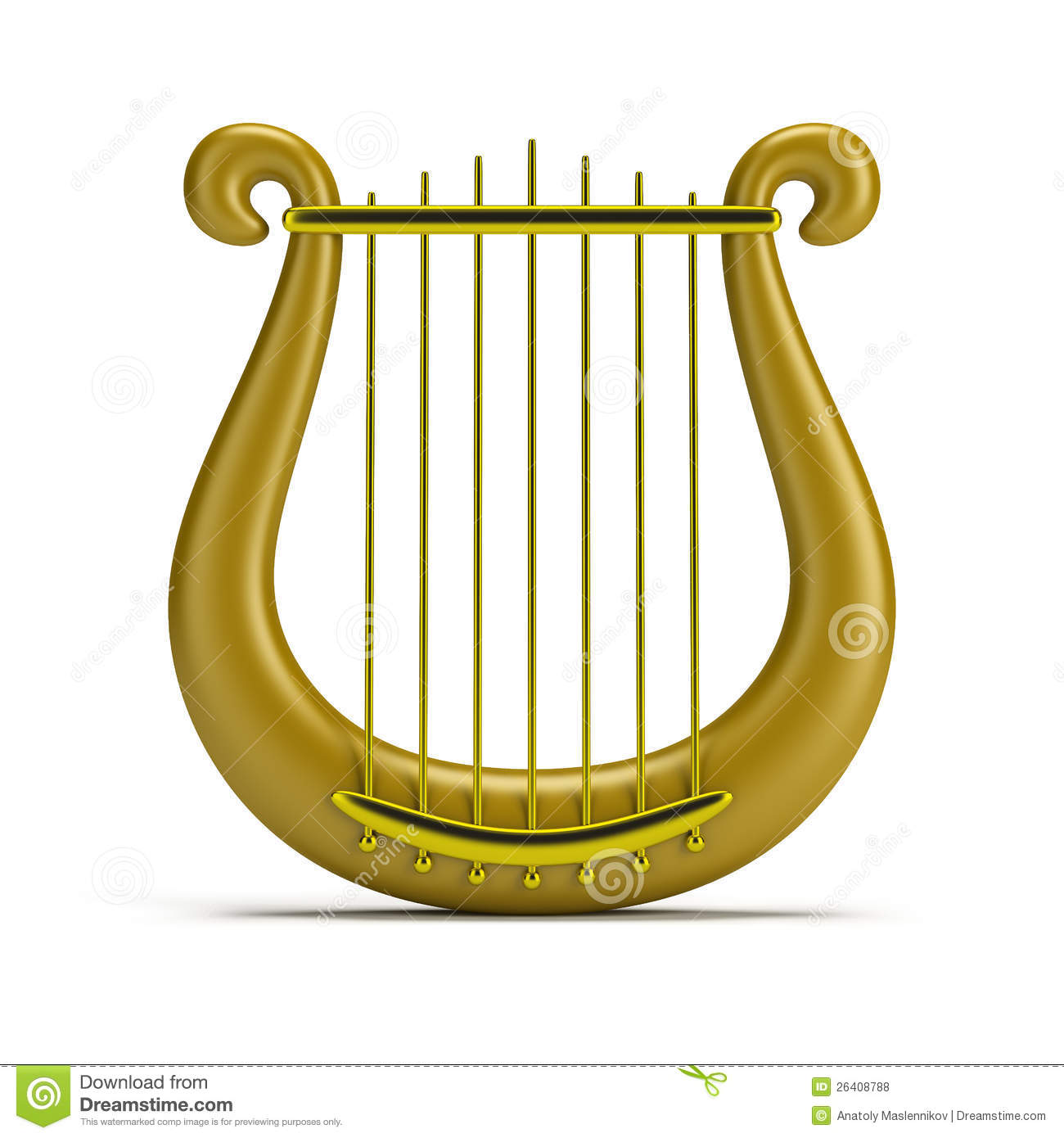 Hand harp clipart