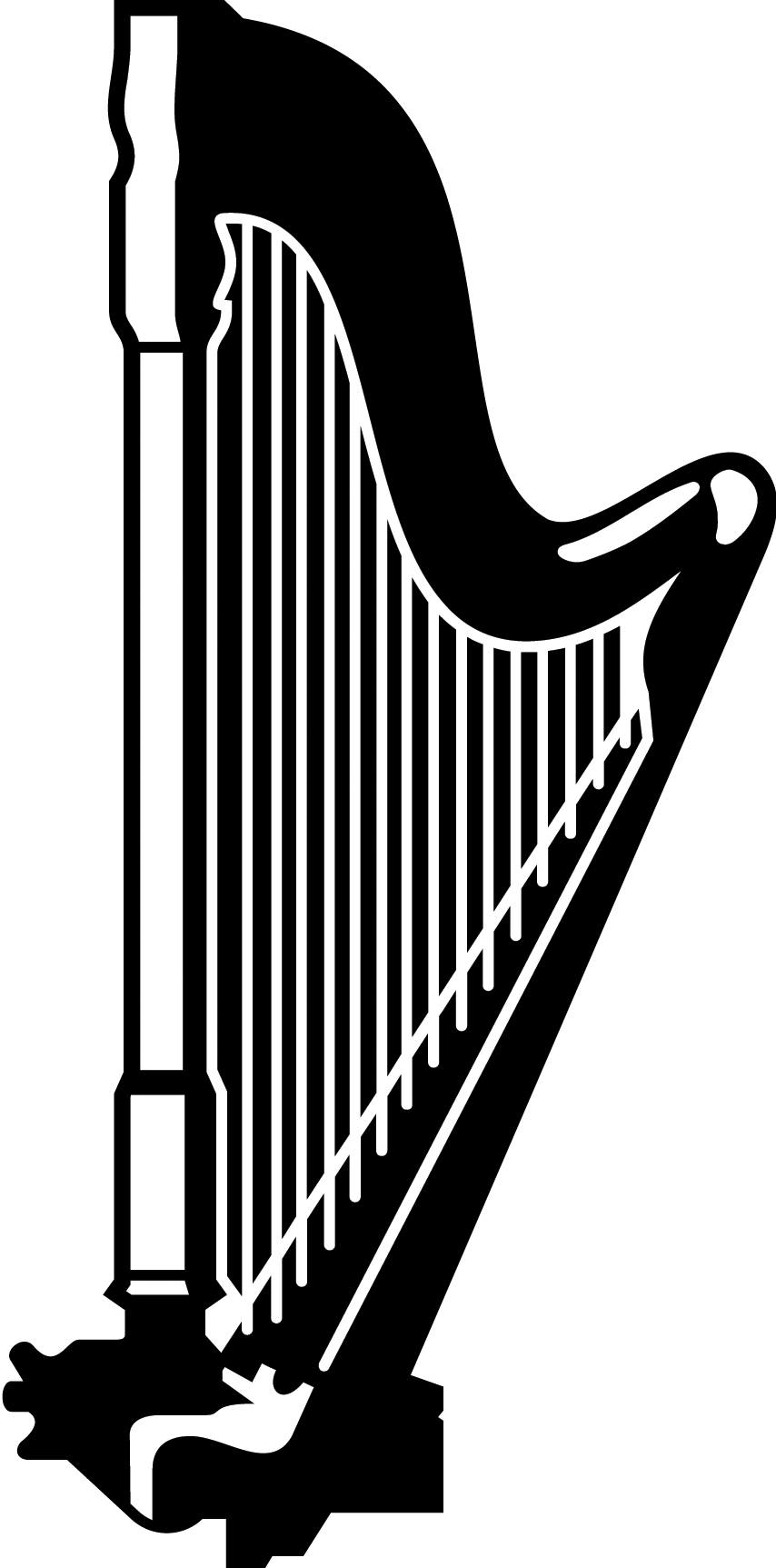 Hand clipart harp.