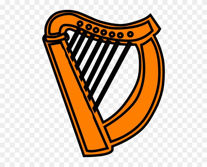 Irish harp clipart.