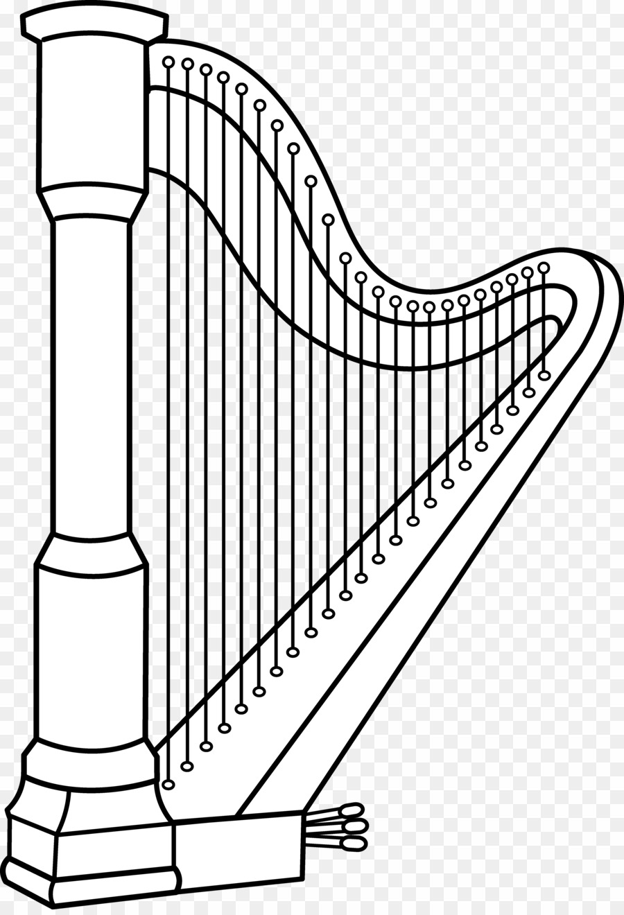 Harp black and.