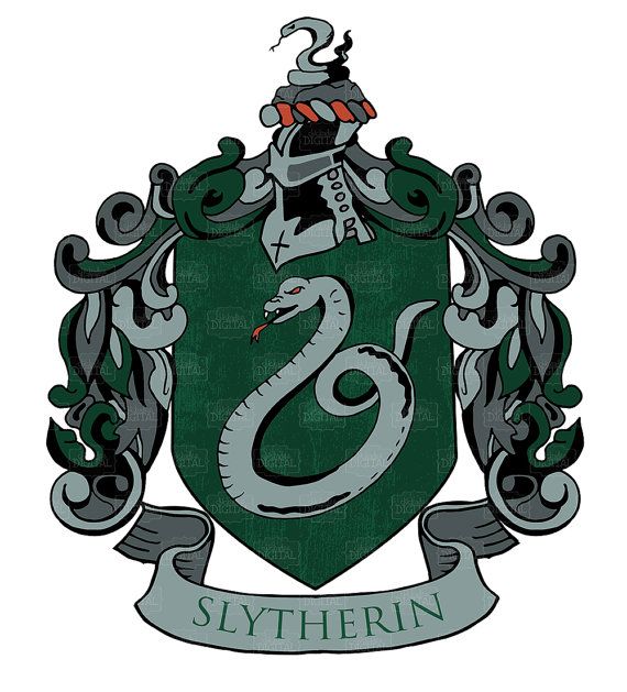 Harry Potter Slytherin House Crest Clipart by
