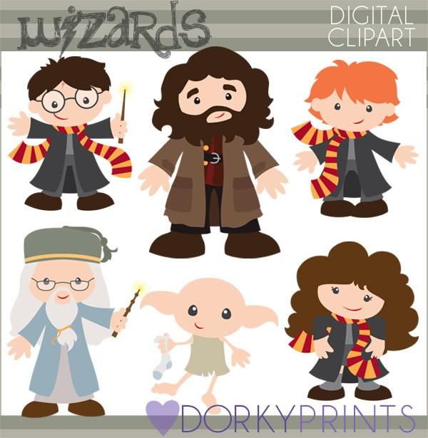 Wizards character clipart.