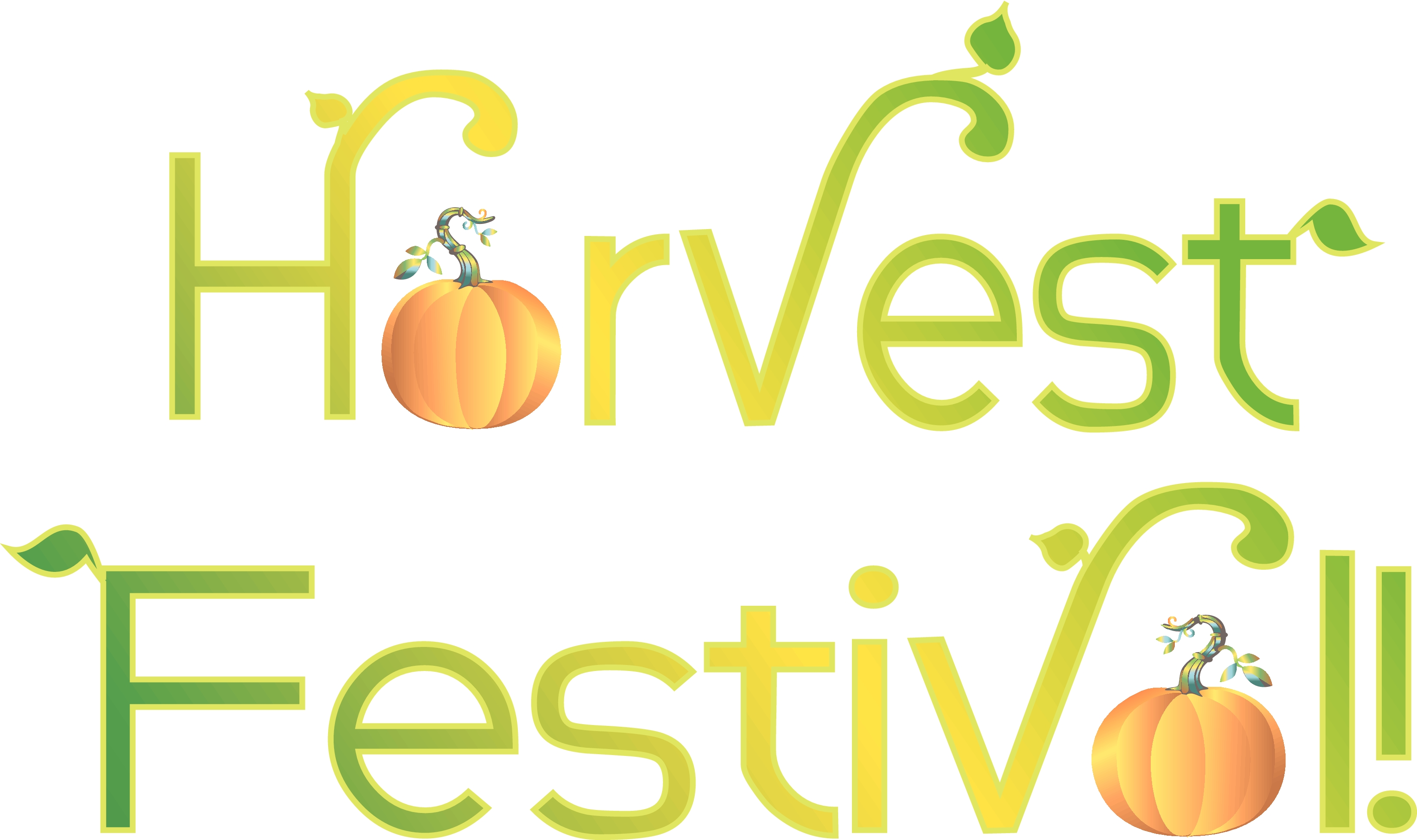Fall festival harvest church clipart