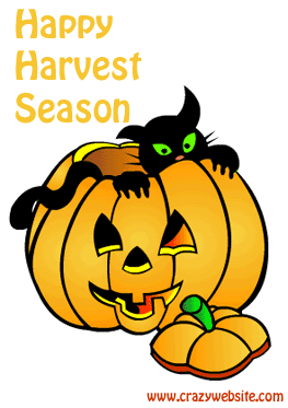 Harvest halloween animacions clipart happy