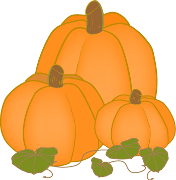 Harvest pumpkins clip.