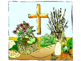 Christian harvest clipart
