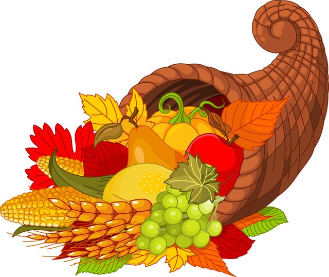 Thanksgiving harvest basket.