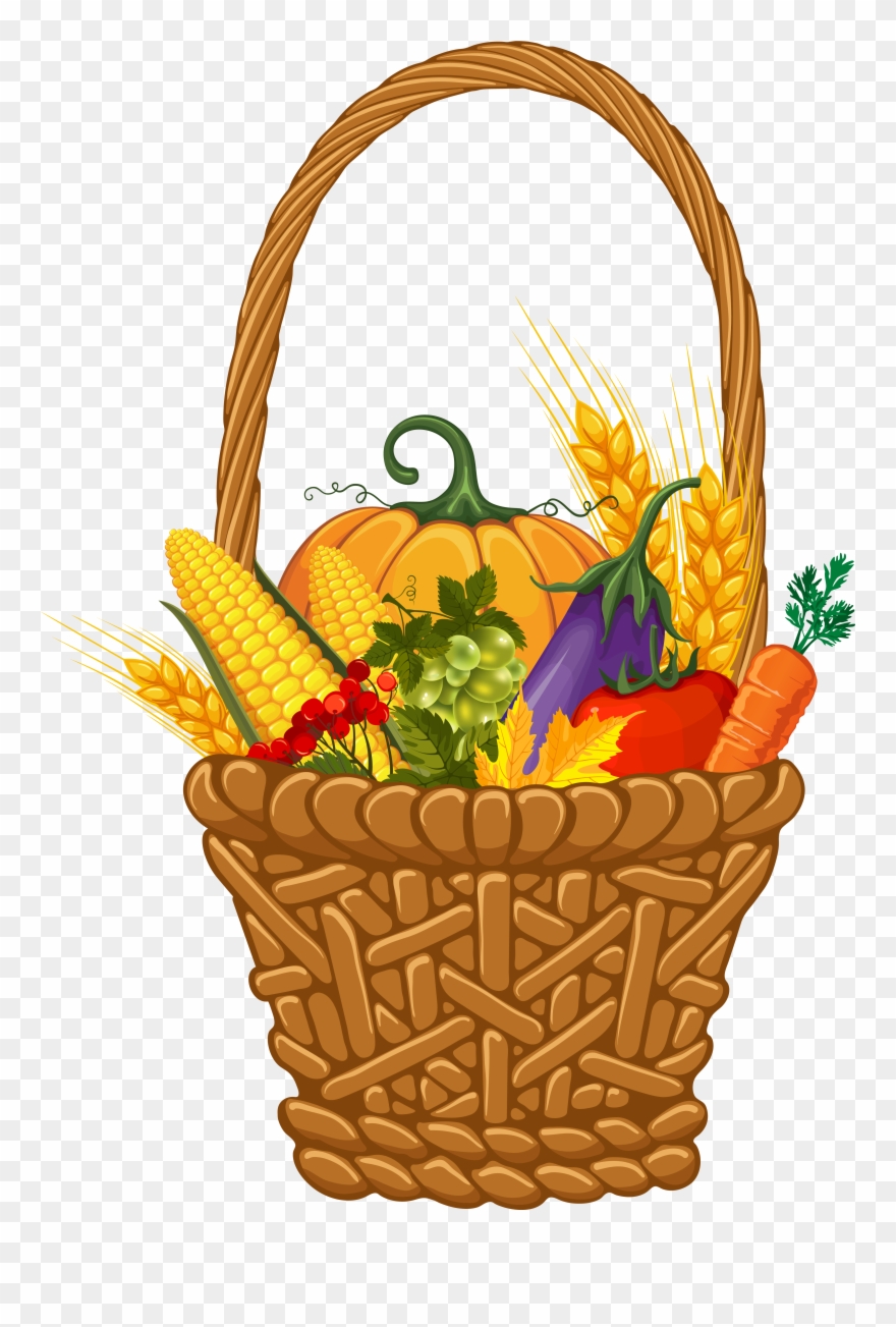Fall Harvest Basket Png Clipart Image Gallery
