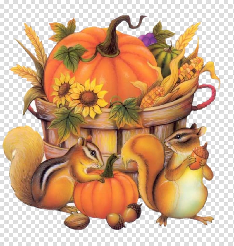 Happy Fall Autumn Animation , the autumn harvest transparent
