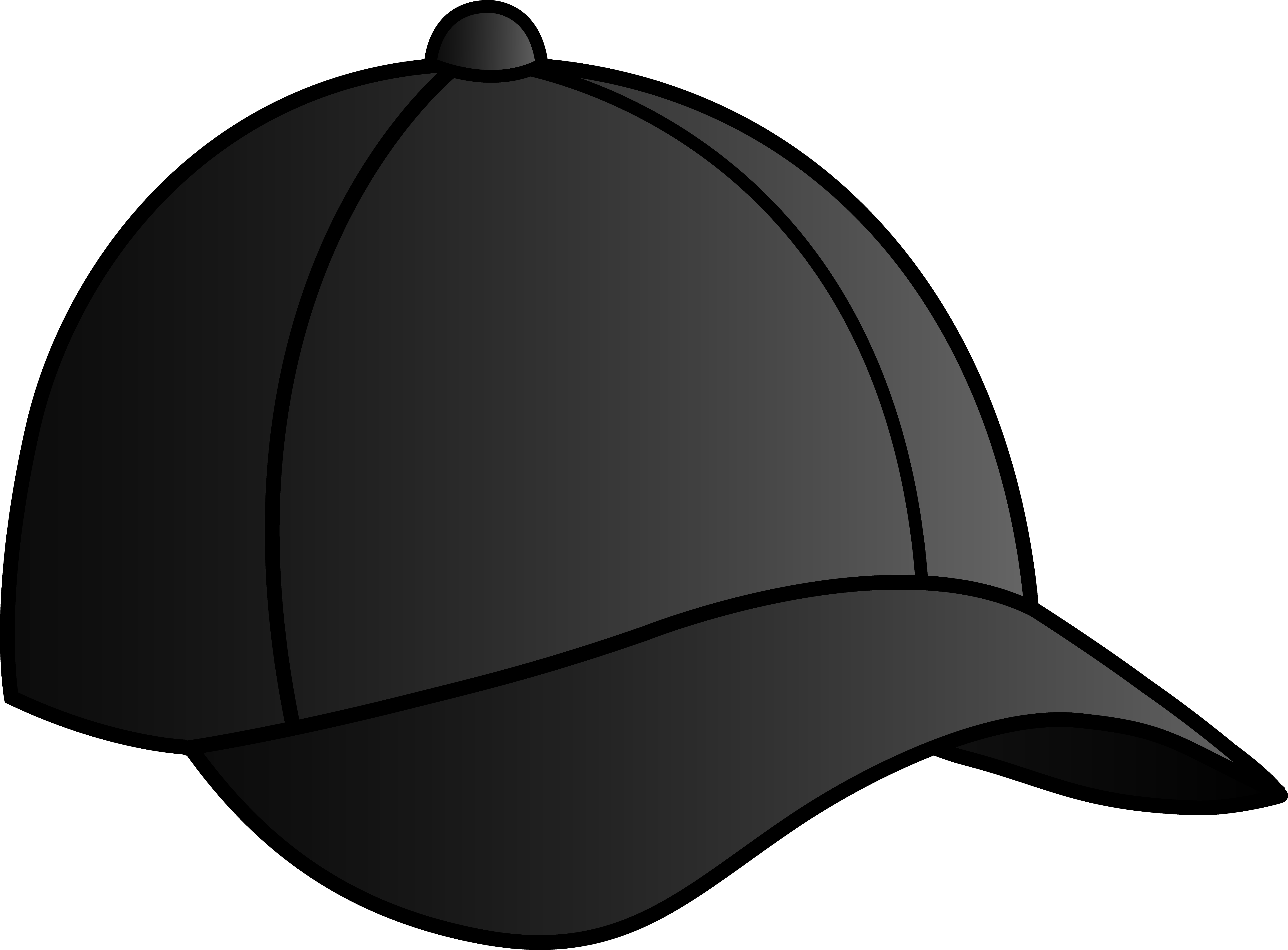 Baseball hat black baseball cap free clip art