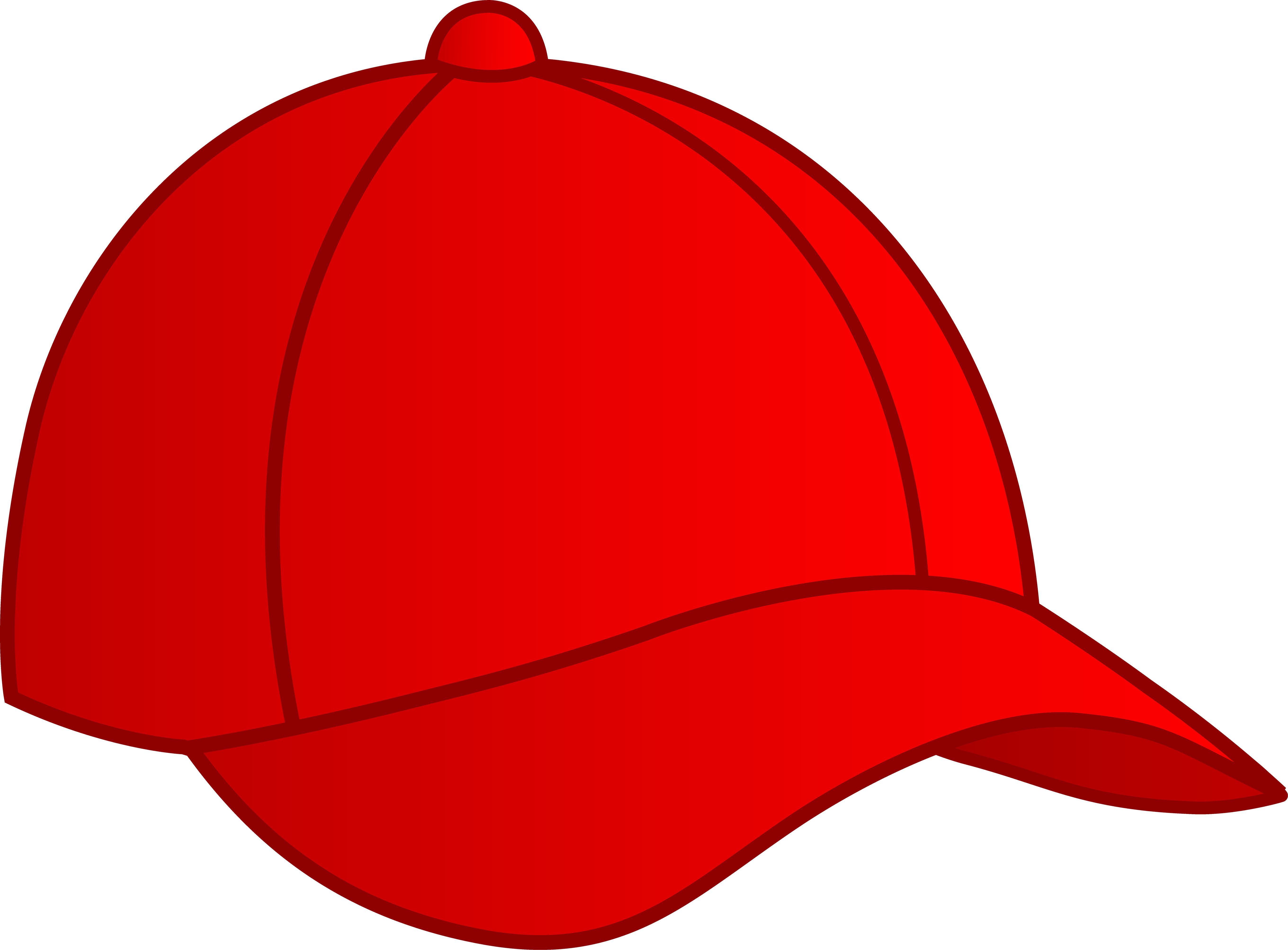 Red Baseball Cap Free clipart free image