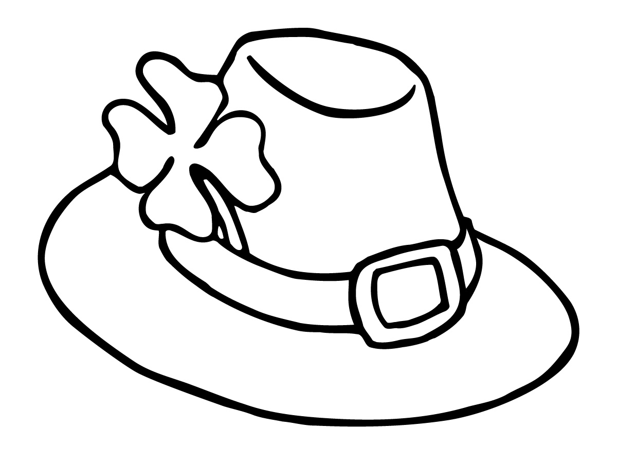 Hat black and white hat clip art black and white free