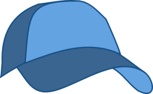 Baseball hat hat baseball cap blue clip art at vector clip