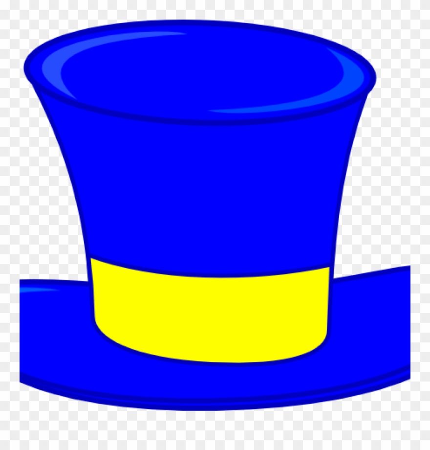 Top Hat Clipart Blue Top Hat Clip Art At Clker Vector