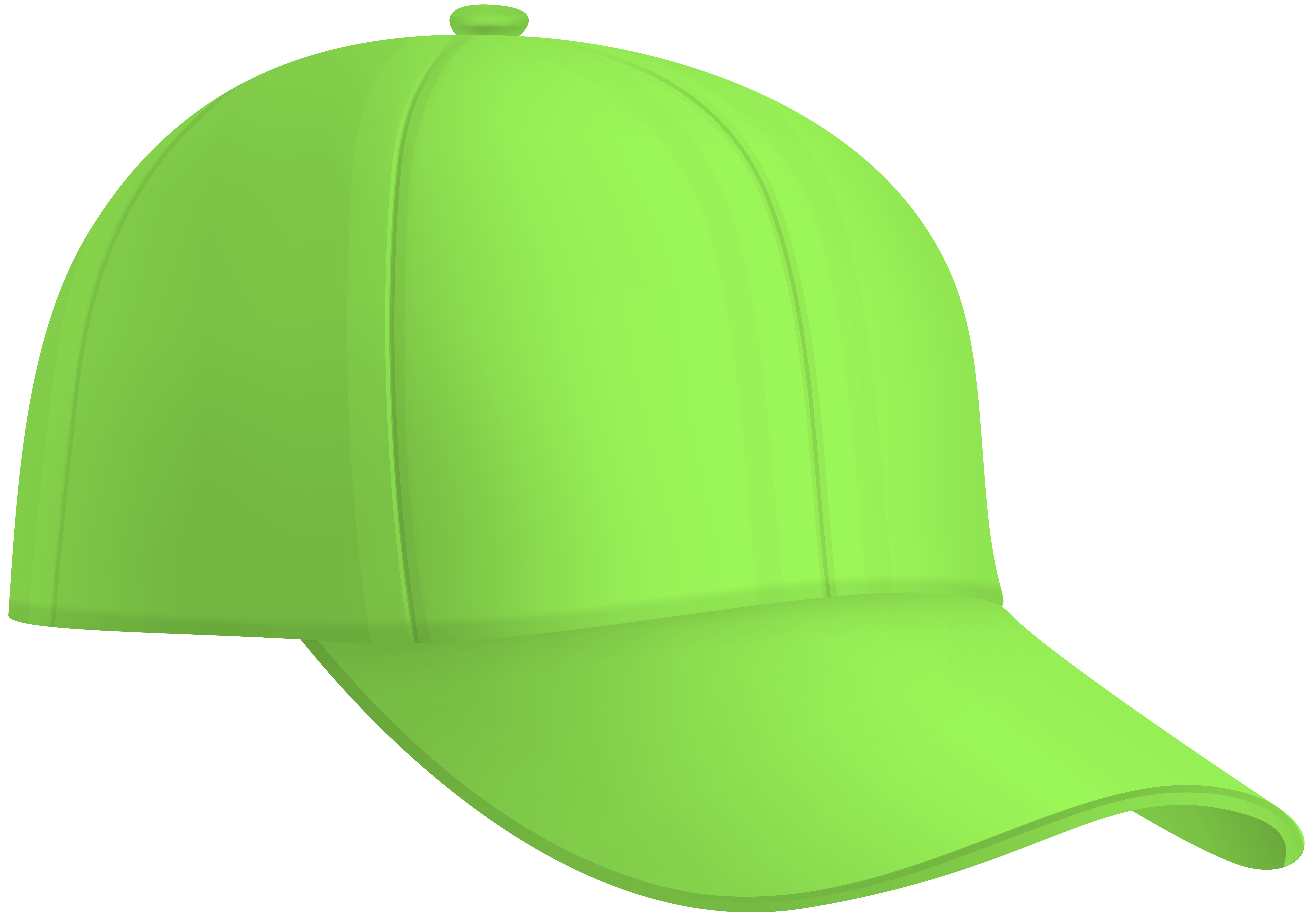 Baseball Cap Green PNG Clip Art Image