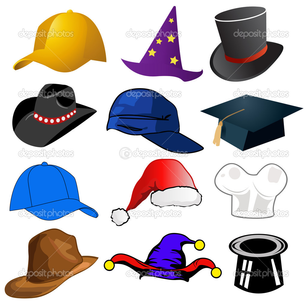 Hats clipart printable.