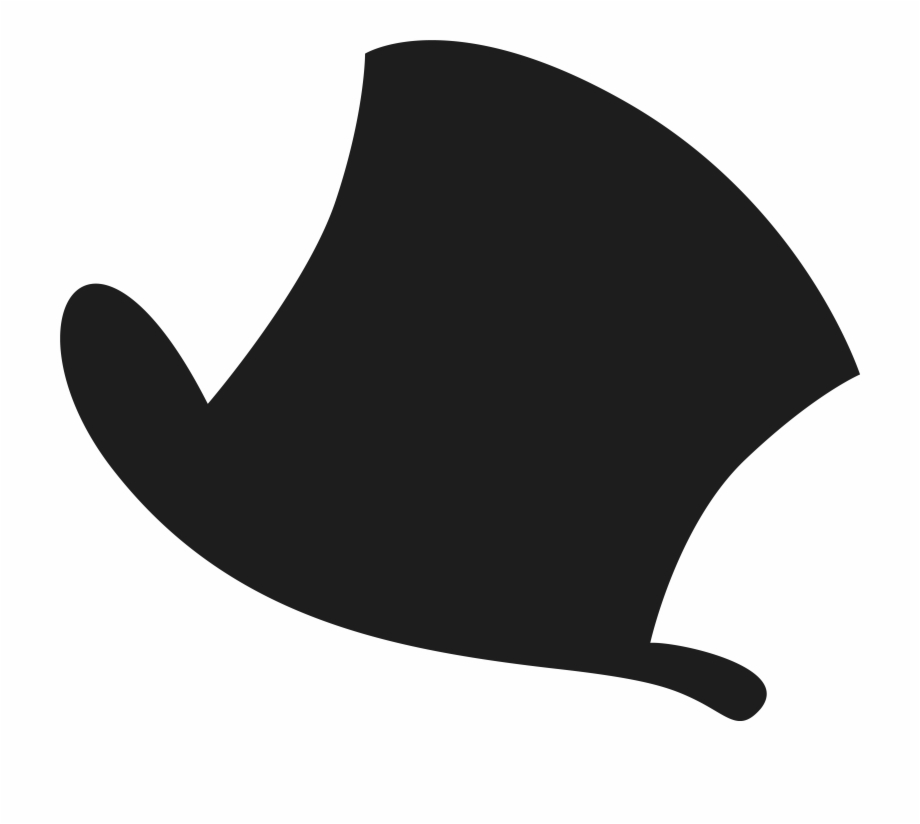 Top Hat Silhouette Clip Art