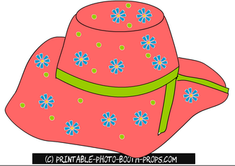 Colorful summer hat.