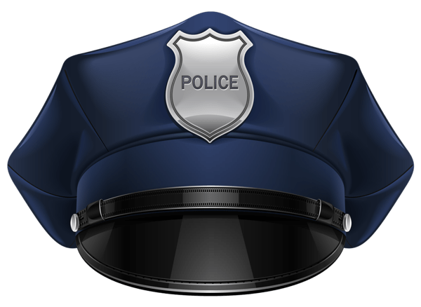 Police hat clipart.