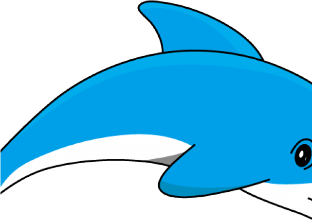 Clip art dolphin.