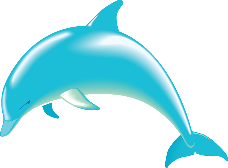 Dolphin clip art.