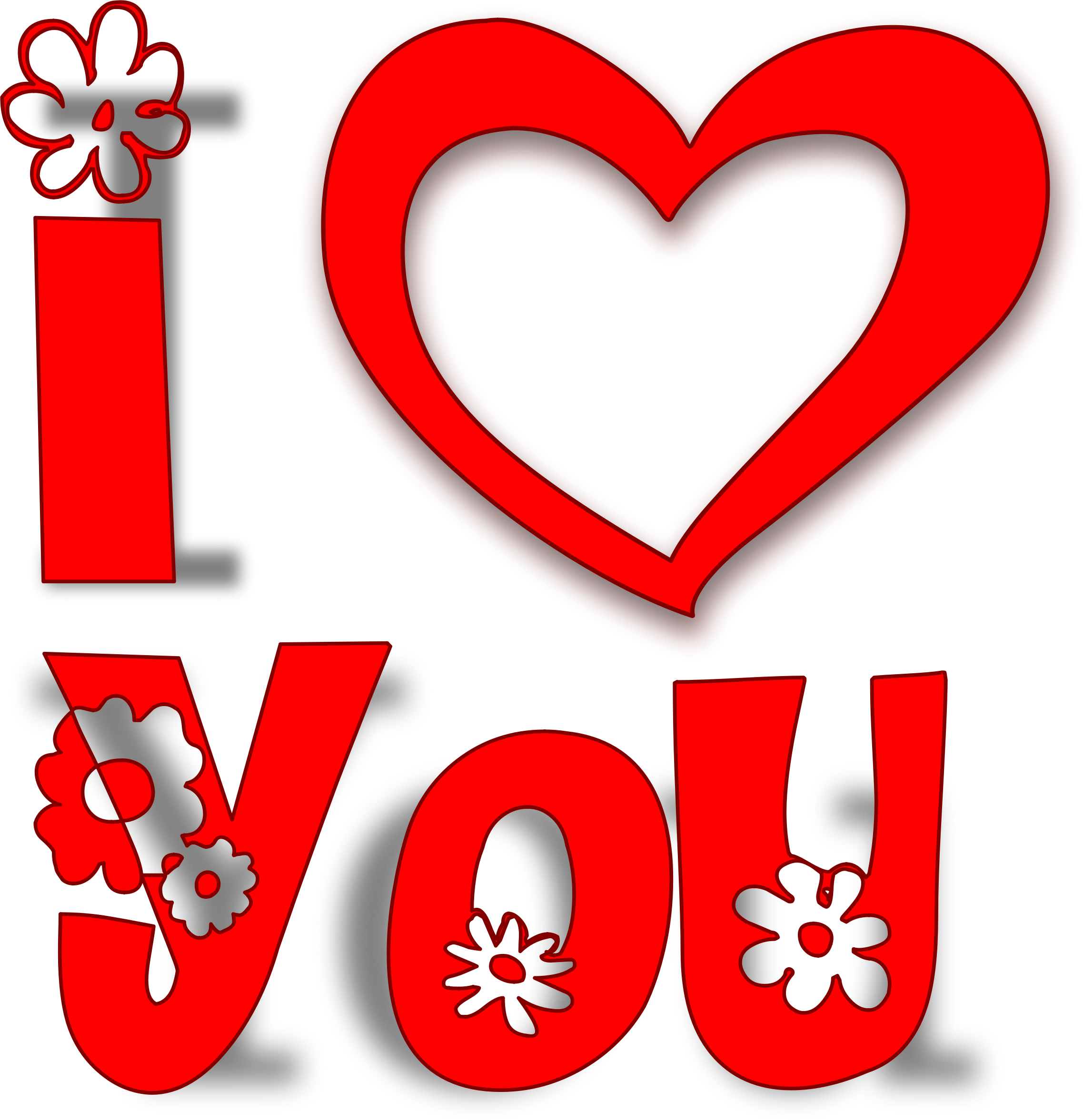 Clipart love you.