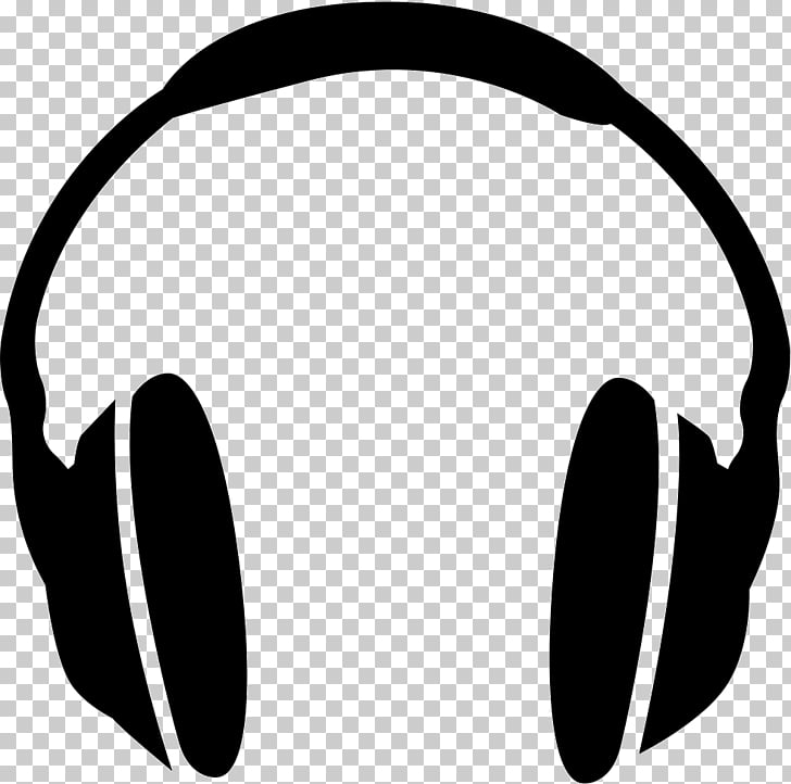 Headphones Audio , cartoon headphones, headphones grayscale