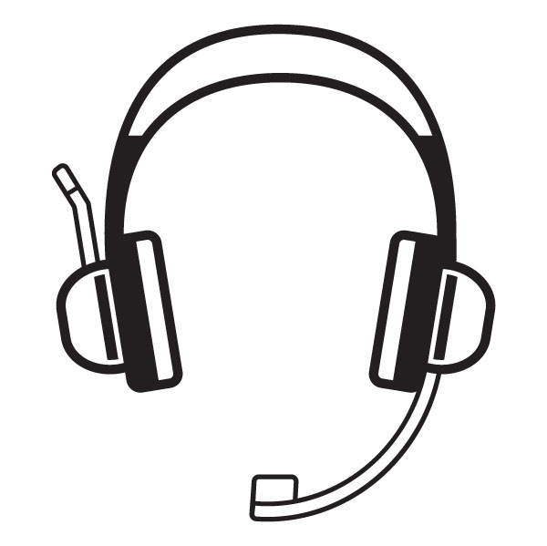 Collection headphone clipart.