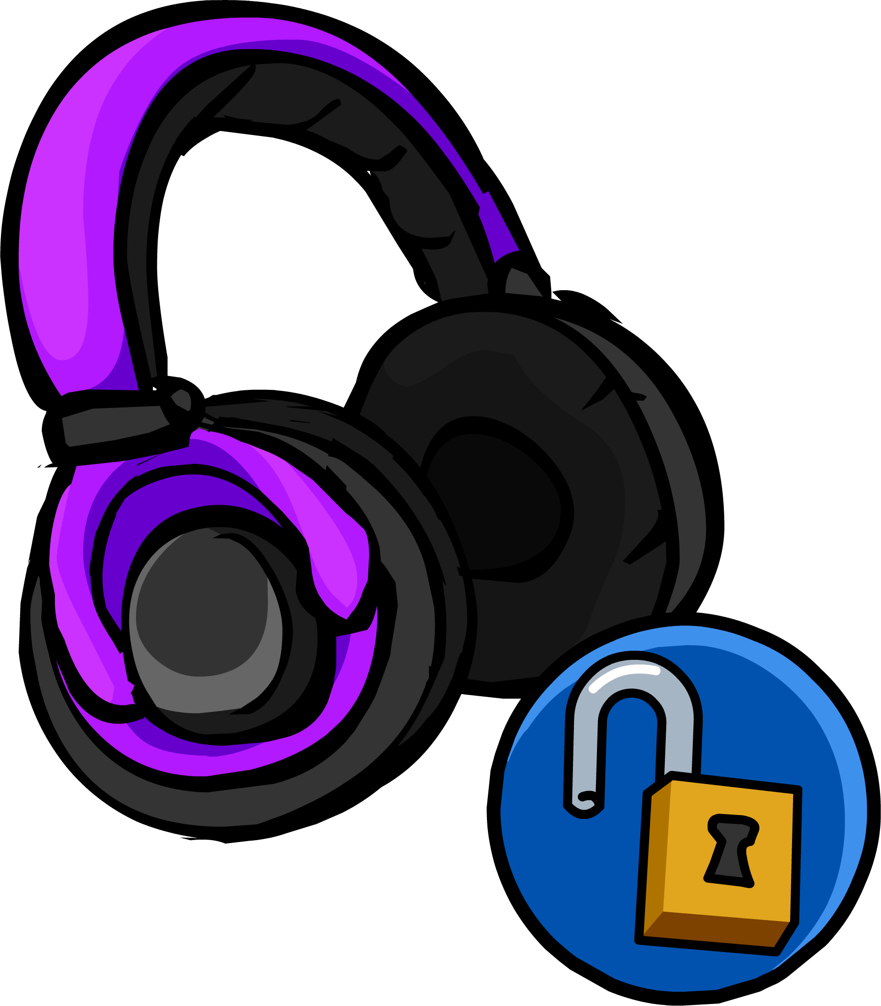 Headphones clipart purple, Headphones purple Transparent