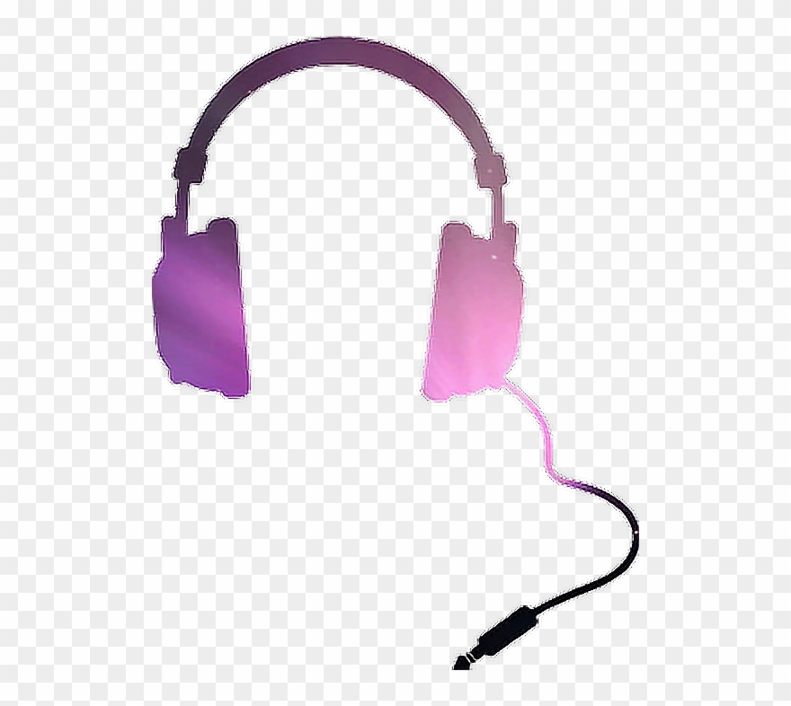 Headphones galaxy pink.