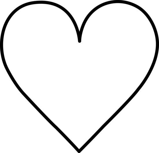 Heart black and white heart black and white heart clipart