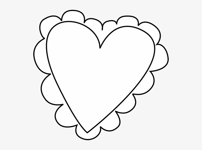 Clipart Heart Black And White Real Heart Clipart Black
