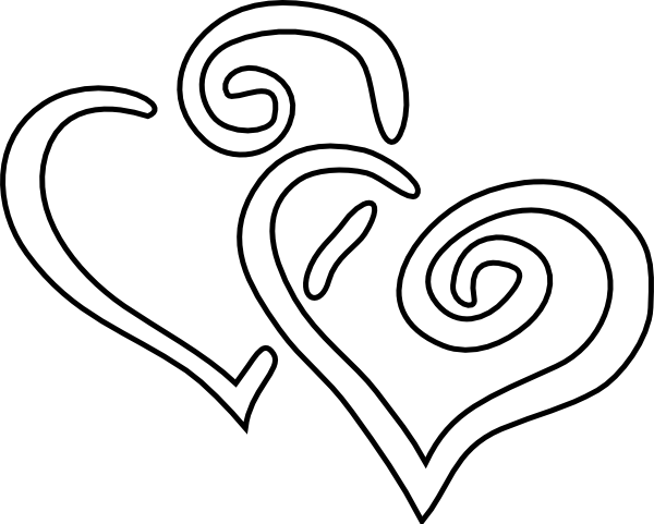 Free Heart Black And White Drawing, Download Free Clip Art