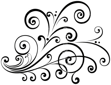 Fancy black heart clipart free images