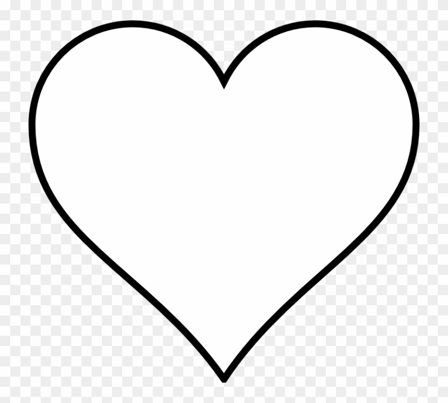 Download Black And White Heart Clipart