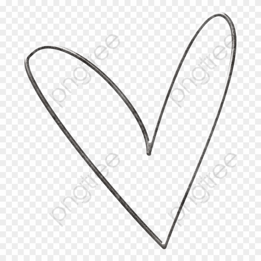 Heart Black And White Clipart Simple