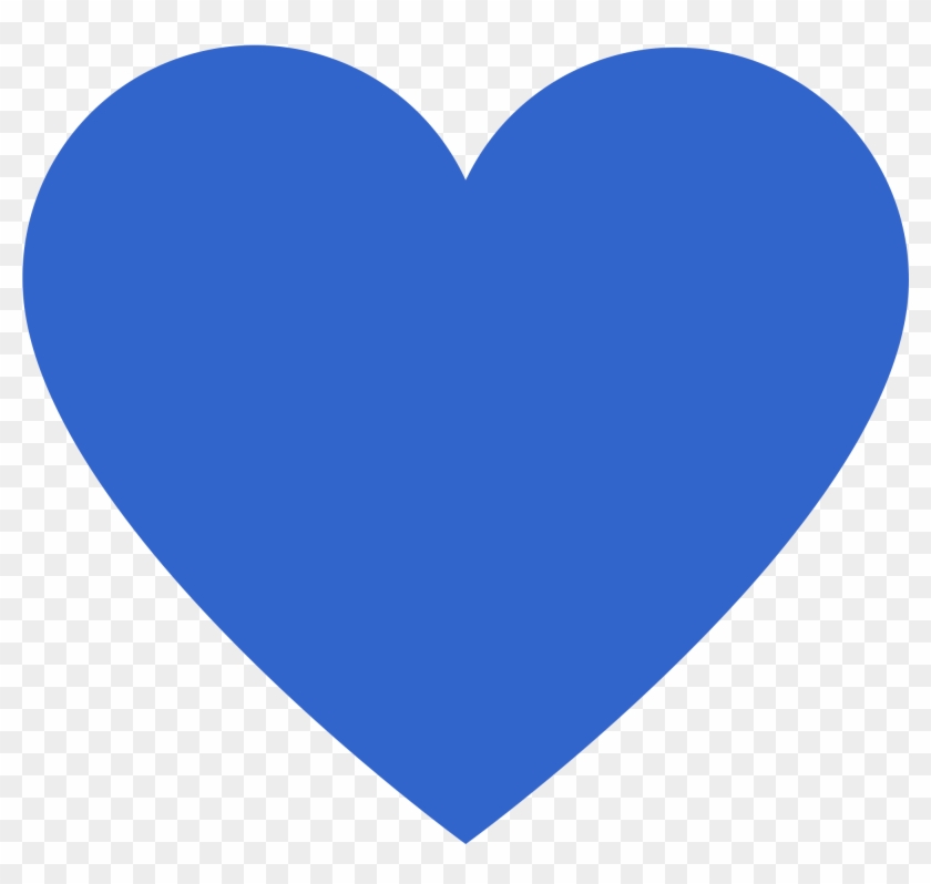 Open blue heart.