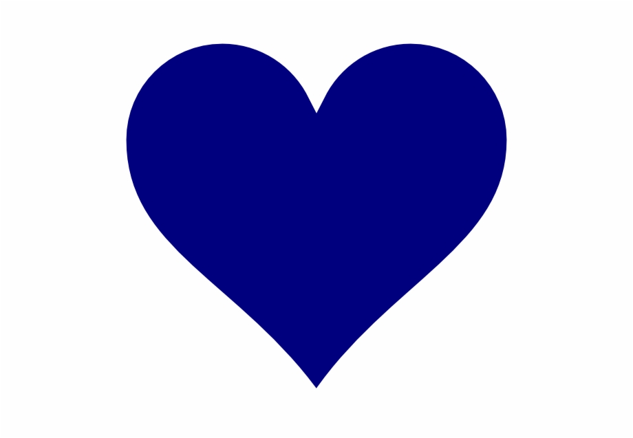 Blue Heart Clip Art At Clker