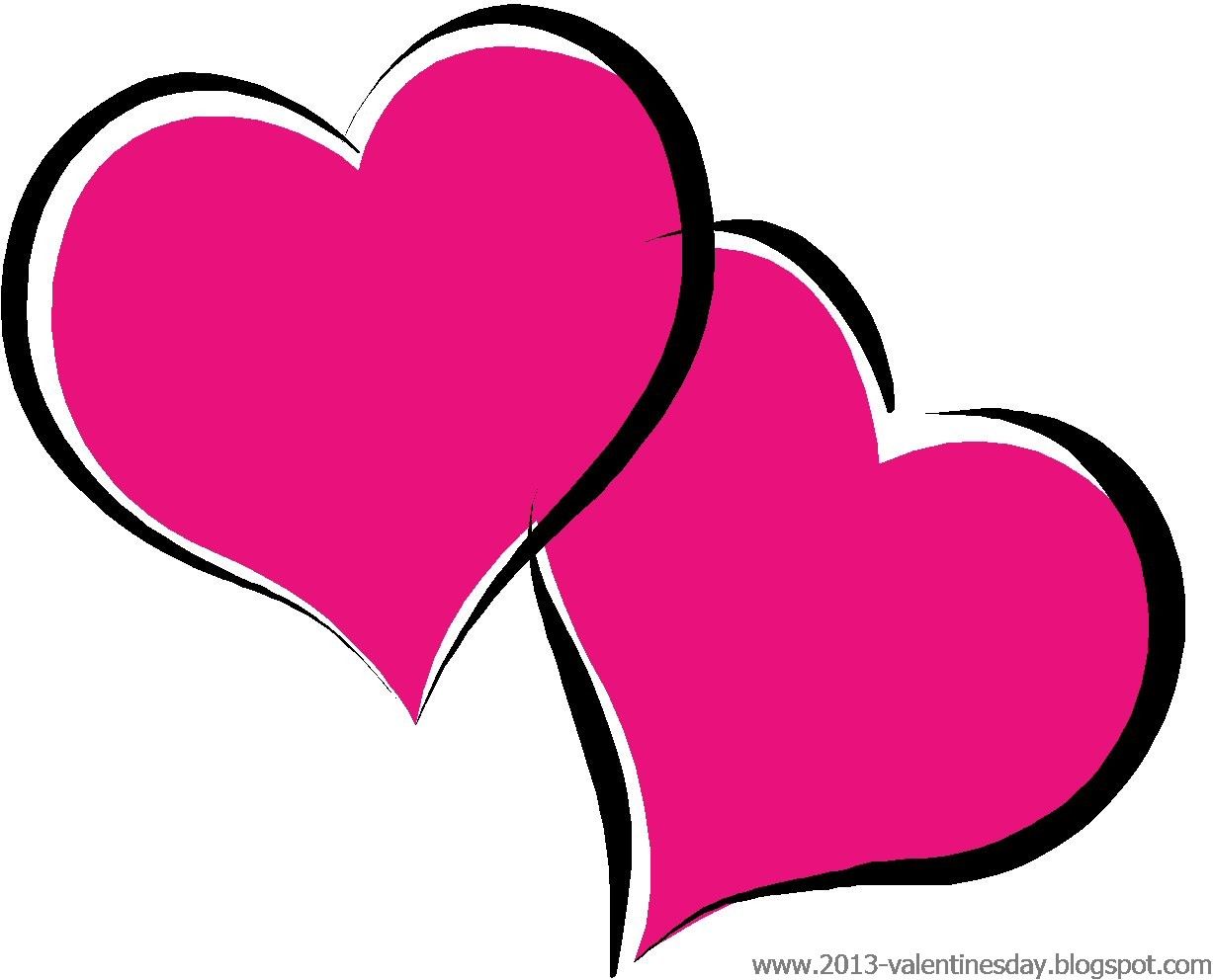 Cute Black And White Valentine Heart Clipart