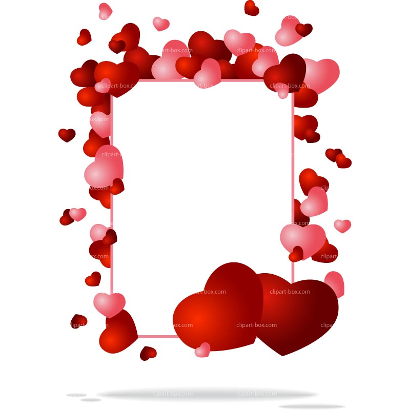 heart clipart images frame