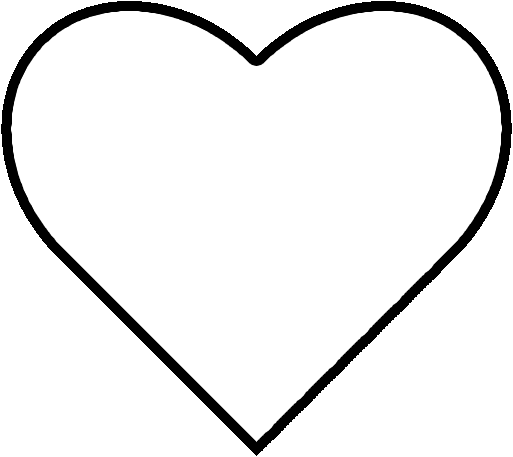 Free heart outline.