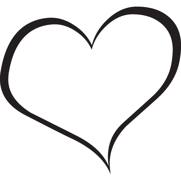 Free Simple Heart Outline, Download Free Clip Art, Free Clip